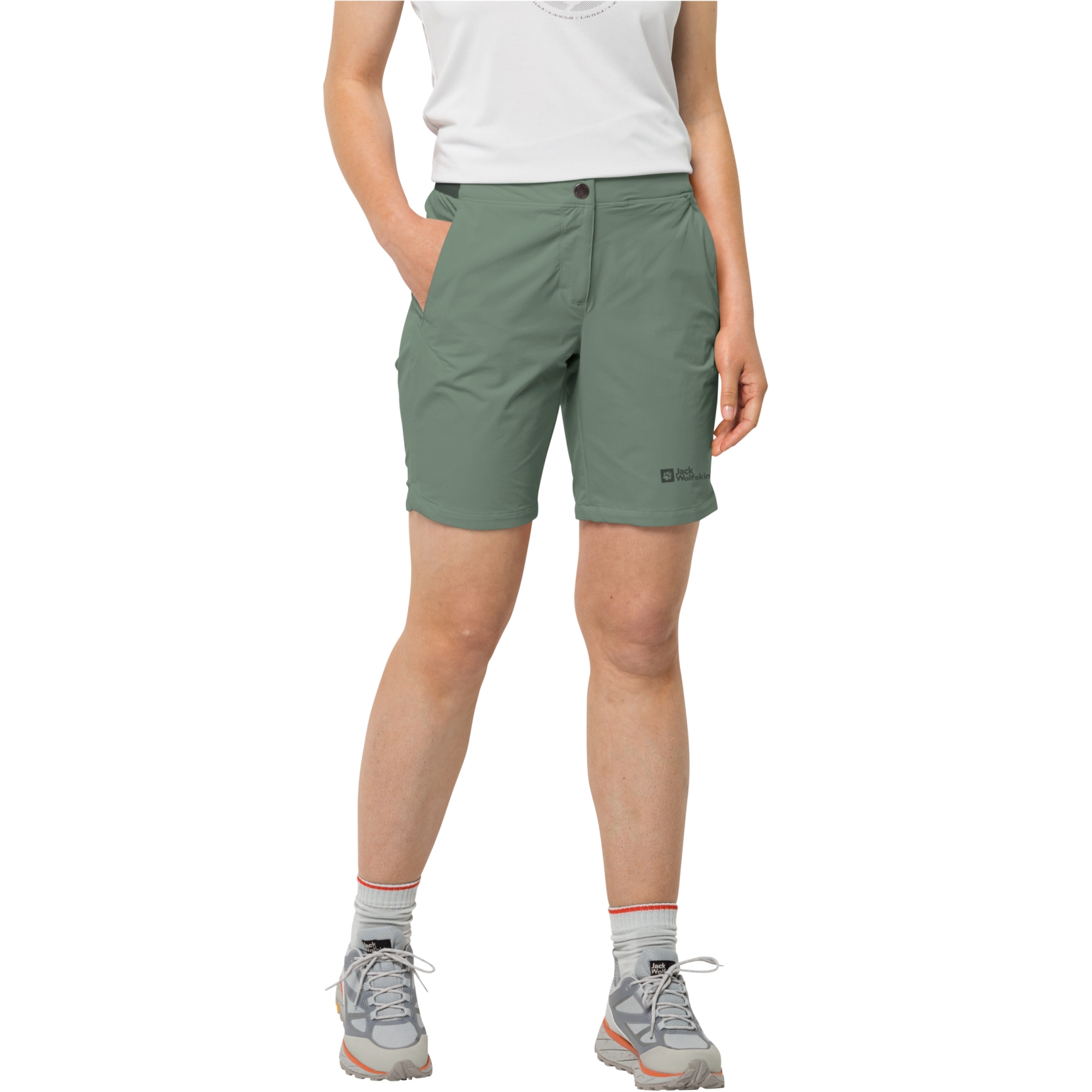 Picture of Jack Wolfskin Hilltop Trail Shorts Women - picnic green