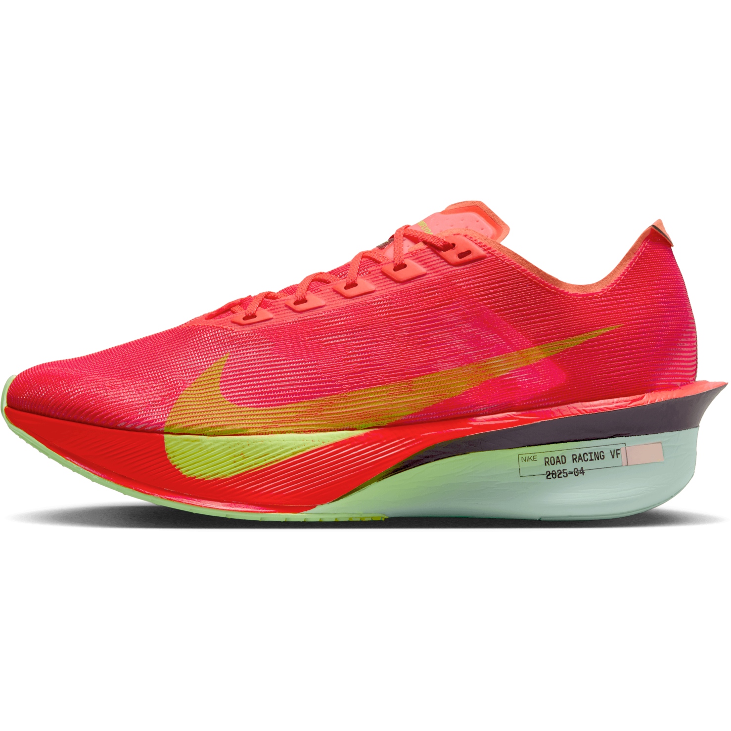 Photo produit de Nike Chaussures de course Homme - Vaporfly 4 - bright crimson/mint foam/cave purple/lime blast HF6414-600