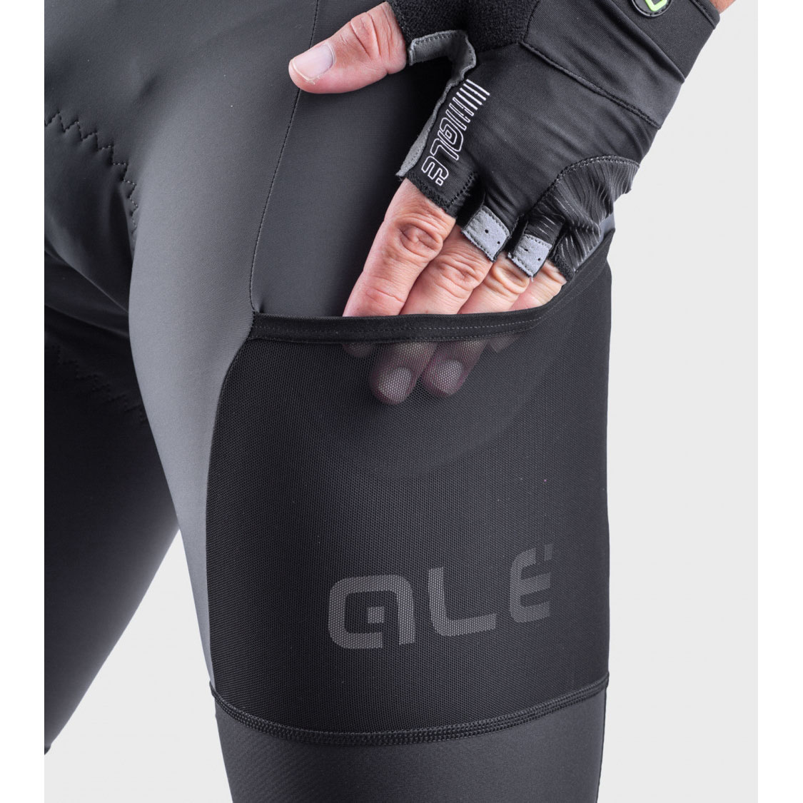 Alé OFF ROAD - GRAVEL Stones Cargo Bibshorts Men - grey | BIKE24