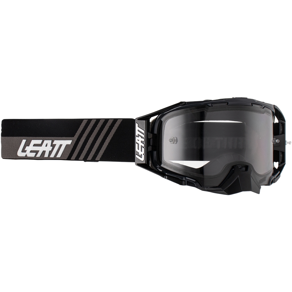 Produktbild von Leatt Velocity 6.5 Brille - stealth / light grey - anti fog lens