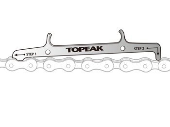 Topeak chain hook store & wear indicator