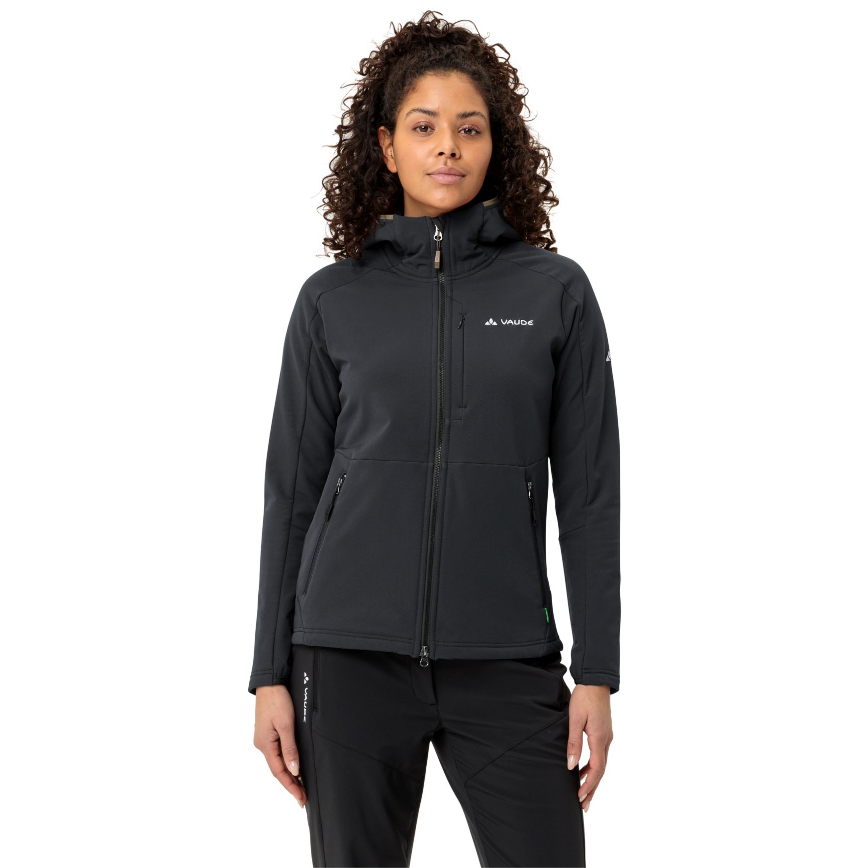 Bild von Vaude Elope Stormfleece Hoody Jacke Damen - phantom black