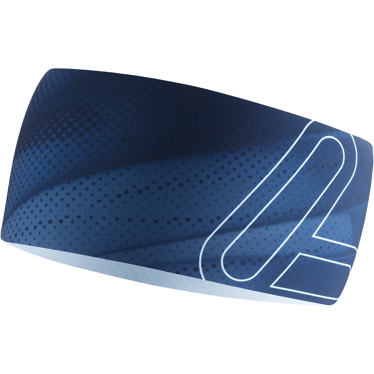 Picture of Löffler Open Cut Elastic Headband - dark blue 495