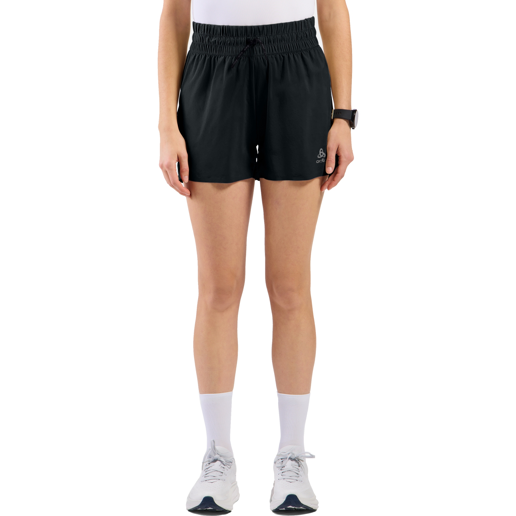 Foto van Odlo Zeroweight 4 inch Hardloopshort 2.0 Dames - zwart