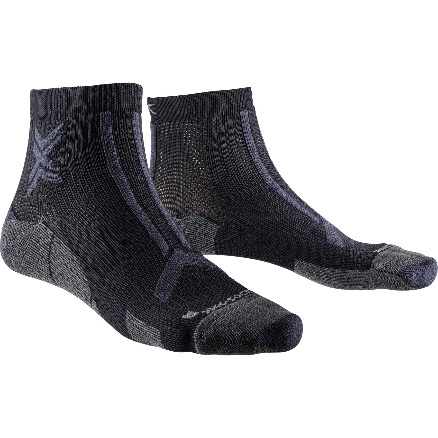 Picture of X-Socks Trail Run Discover Ankle Socks Men - black/charcoal