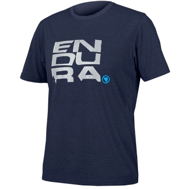Picture of Endura One Clan Organic Stacked T-Shirt - ink blue