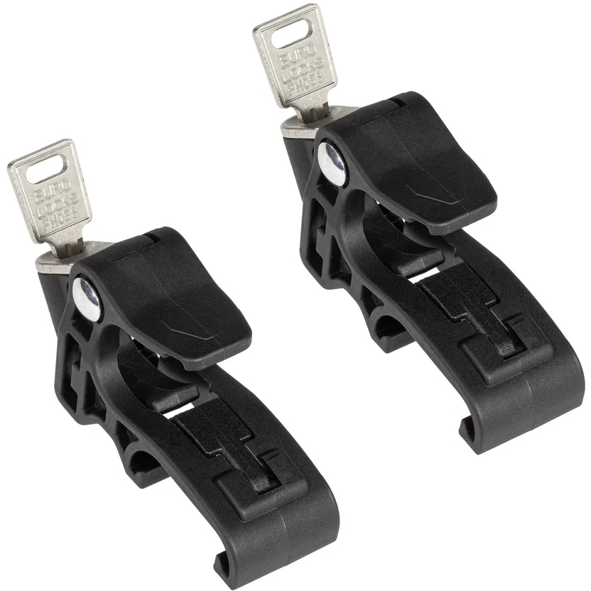 Kuva tuotteesta ORTLIEB QL2-Lock Set Polkupyörän Laukun Lukko - musta