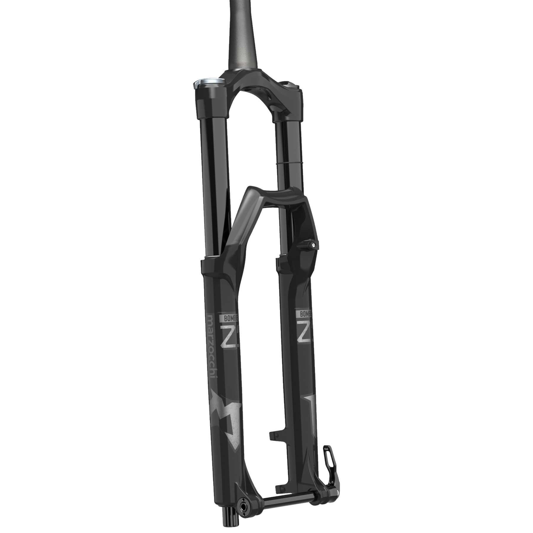 Image of Marzocchi Bomber Z1 Suspension Fork - Air | GRIP Sweep - 29" | 150mm | Offset 44mm | 15x110mm - Shiny Black
