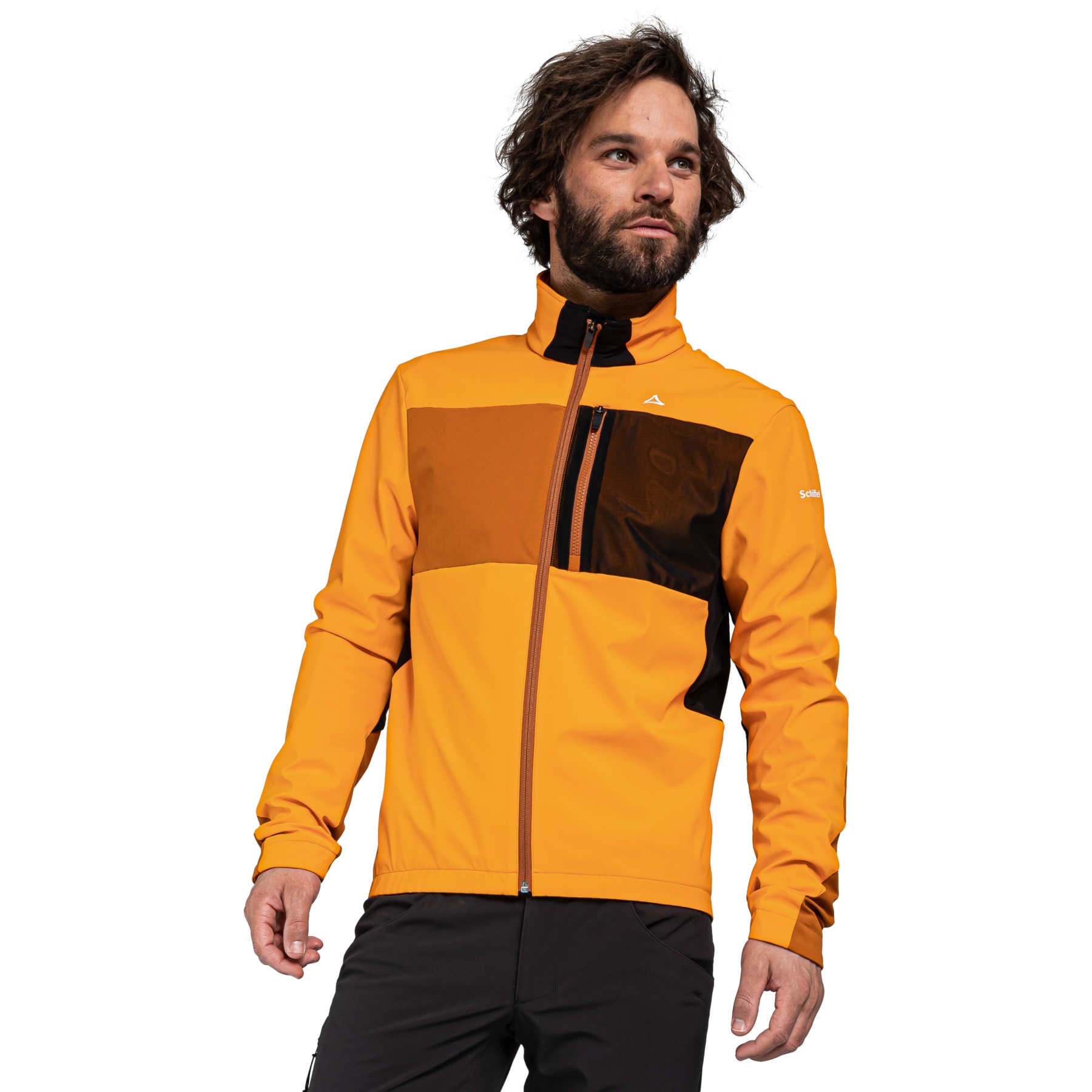 Picture of Schöffel Zumaia Softshell Jacket Men - blazing marigold 5235