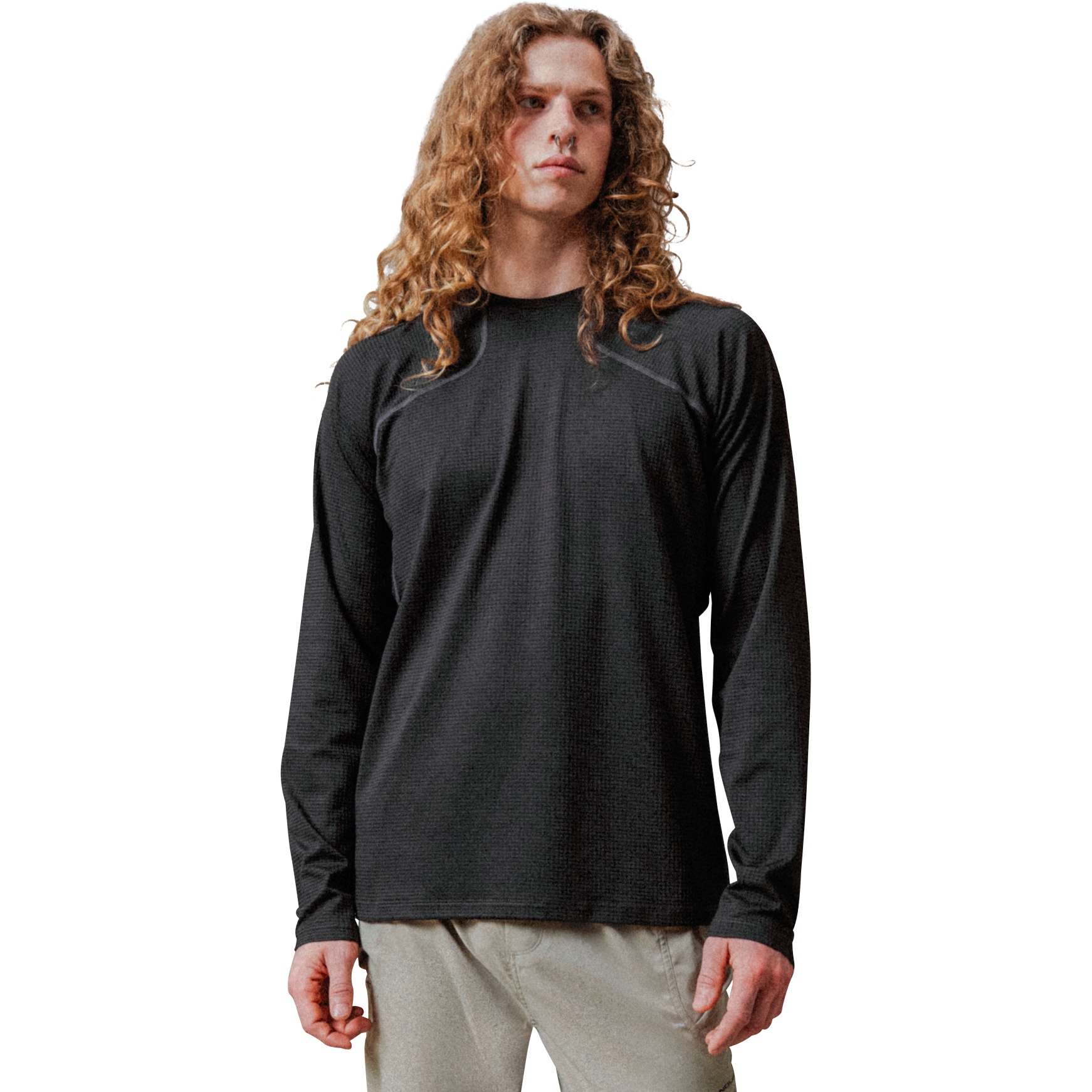 Image of Endura Corner Long Sleeve Shirt Unisex - black