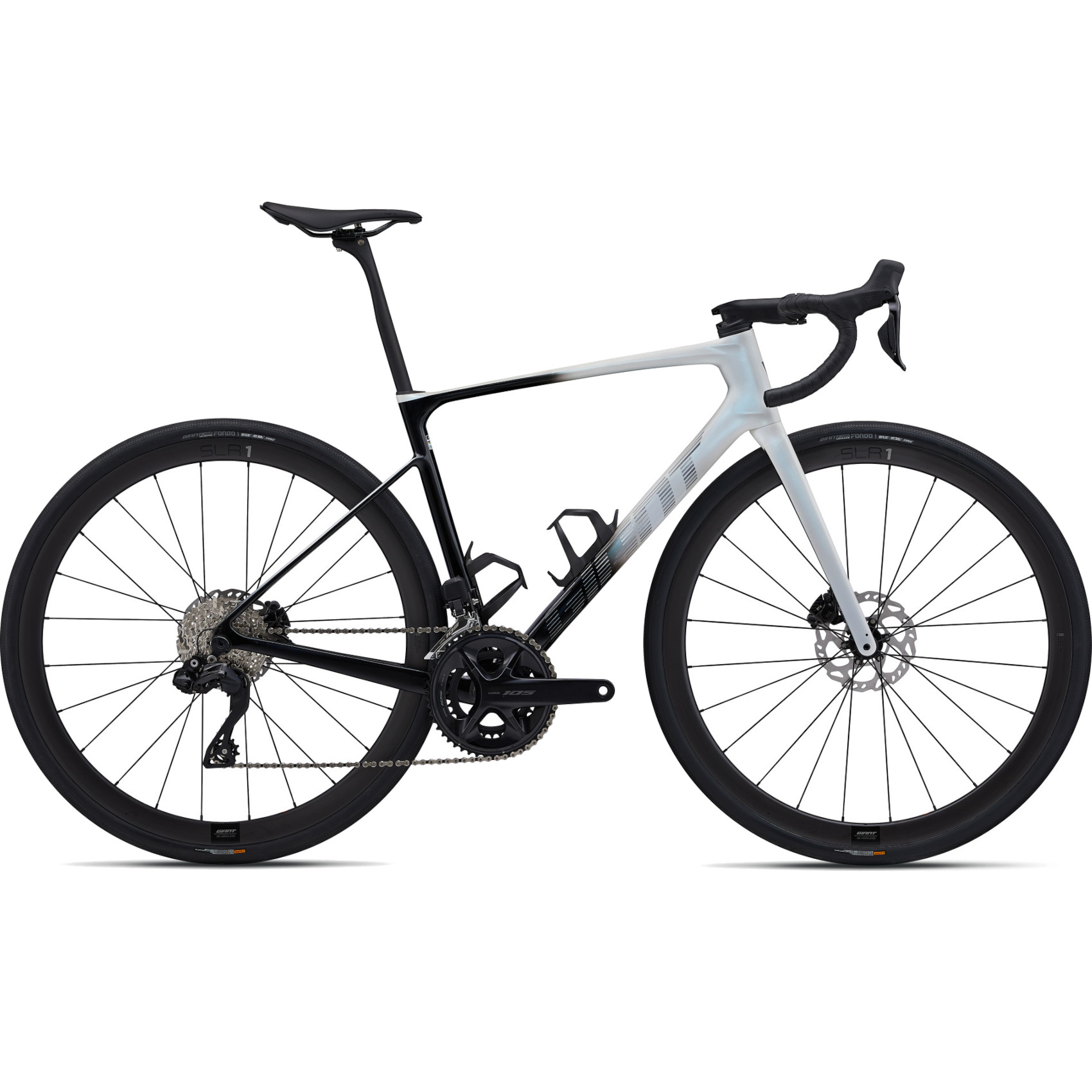 Picture of Giant Defy Advanced Pro 1 - Carbon Road Bike - 2024 - Unicorn White / Black Chrome