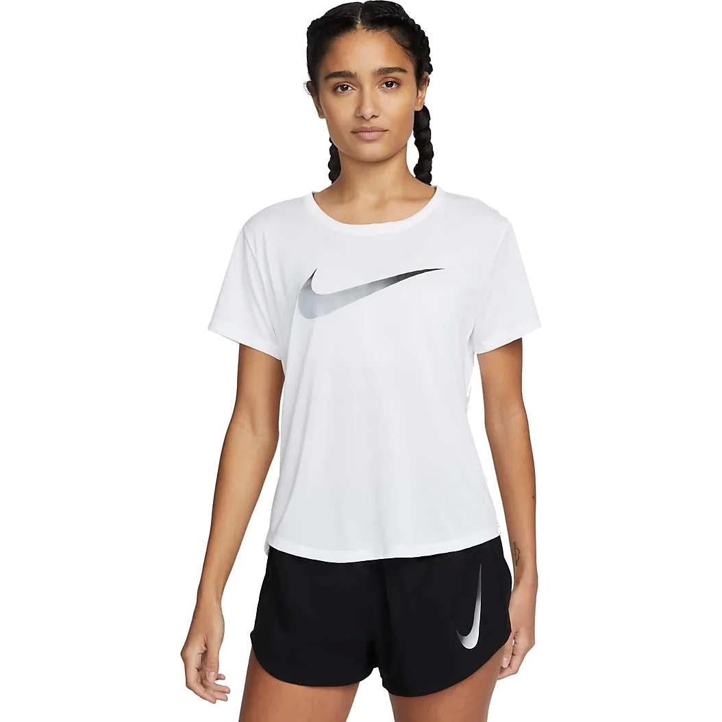 Foto de Nike Camiseta Mujer - One Dri-FIT Swoosh - blanco DX1025-100
