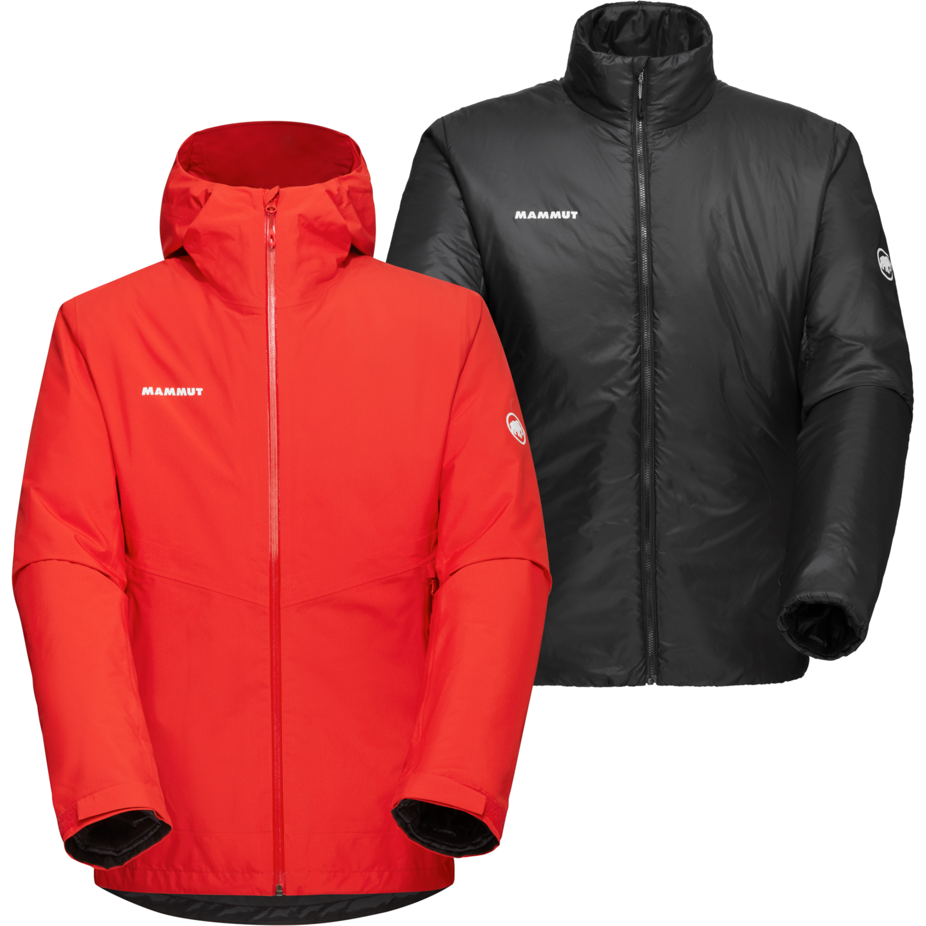 Produktbild von Mammut Alto Light 3 in 1 Hardshelljacke mit Kapuze Herren - mammut red-black