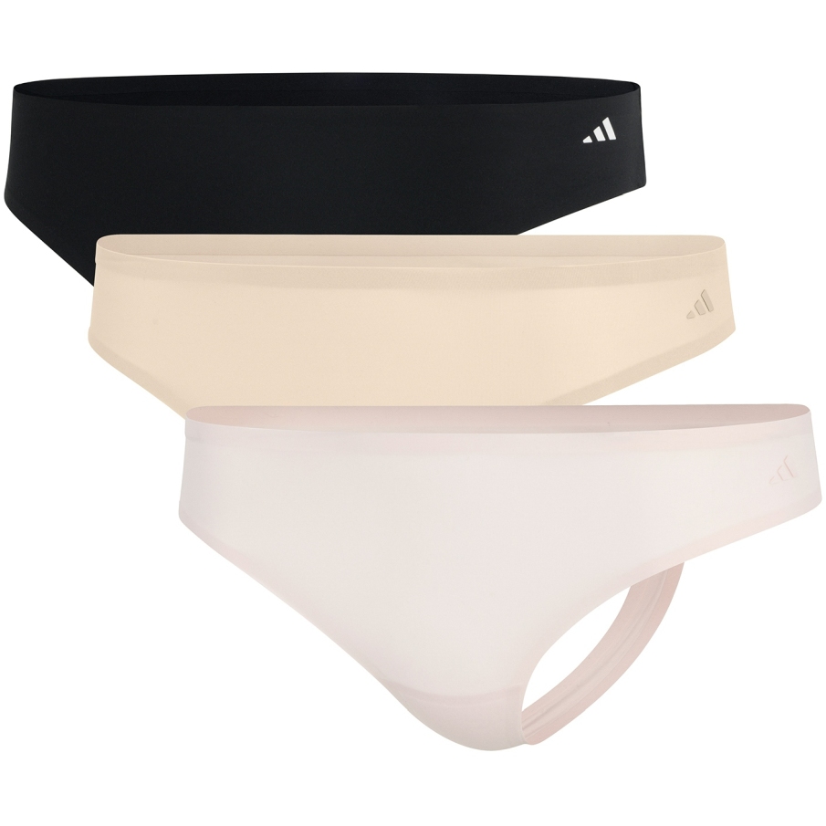 Picture of adidas Sports Underwear Sport Active Light Flex-Packaged Thong Women - 3 Pack - 900 assorted