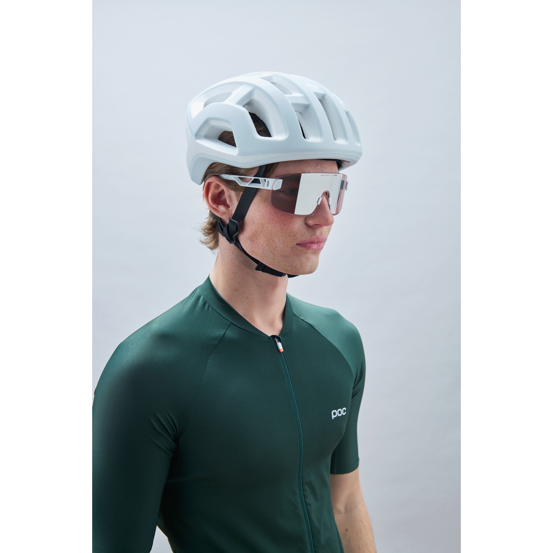 POC Elicit Sun Glasses - Hydrogen White - Clarity Road/Sunny