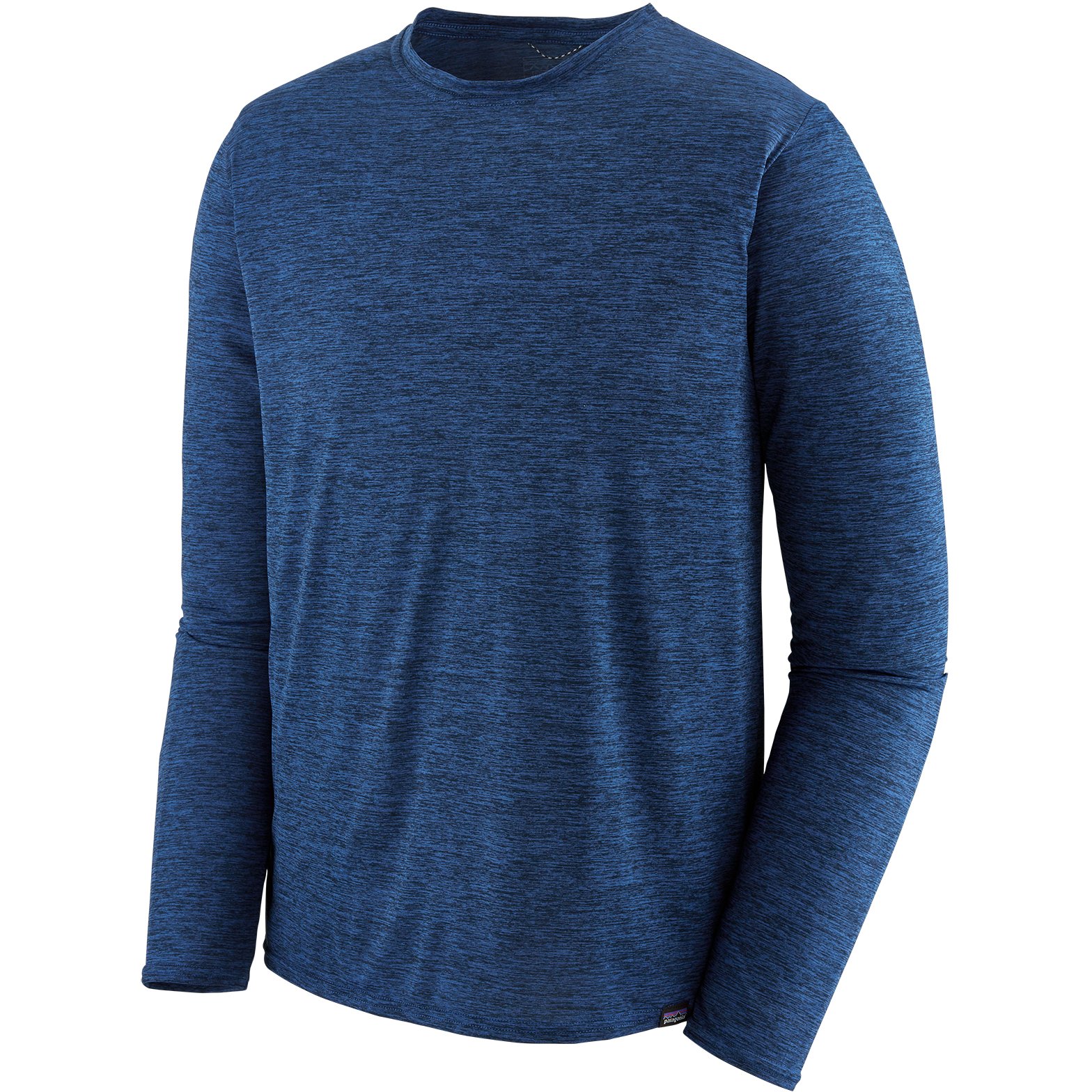 Productfoto van Patagonia Capilene Cool Daily Shirt met Lange Mouwen Heren - Viking Blue - Navy Blue X-Dye