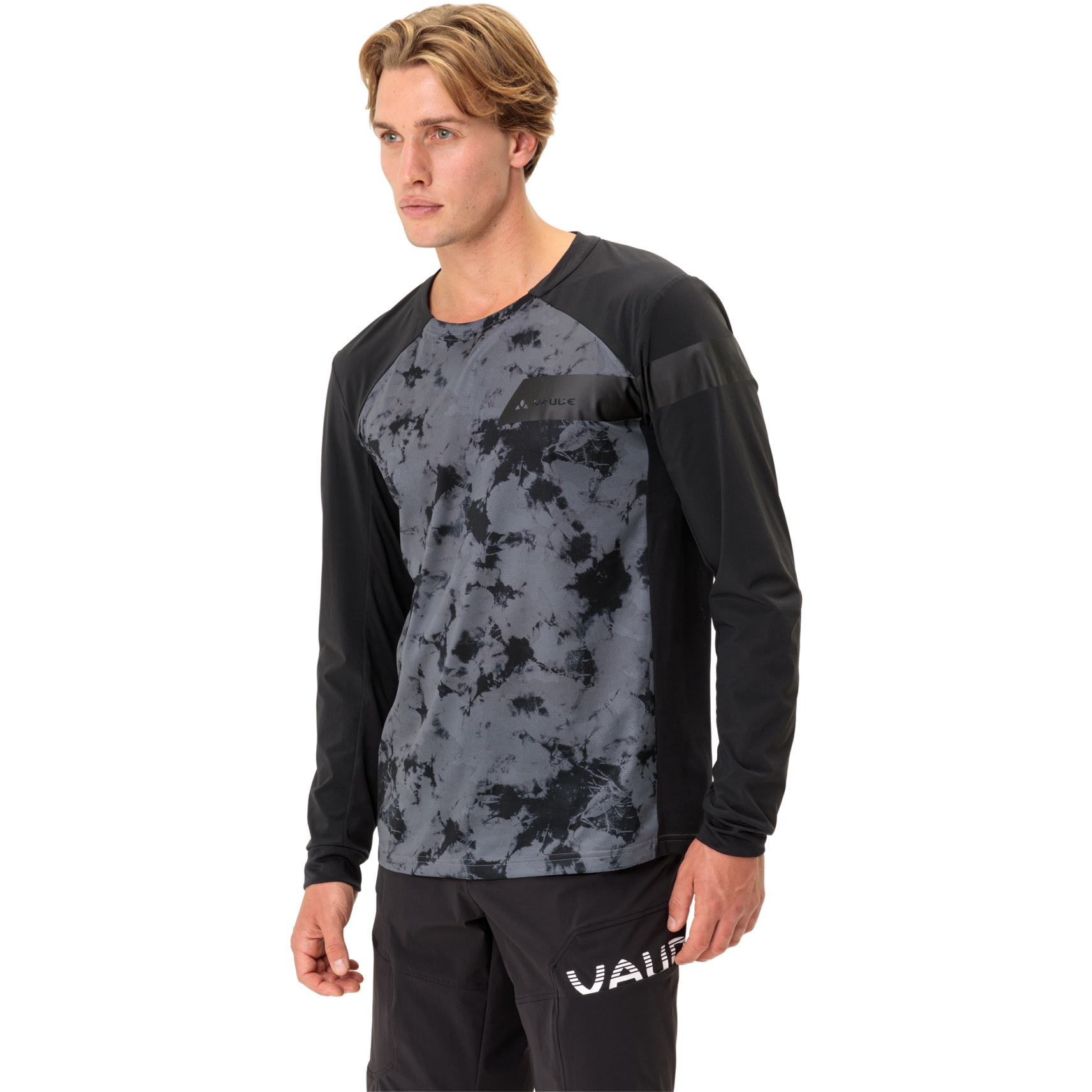 Photo produit de Vaude T-Shirt Manches Longues Homme - Moab PRO - noir