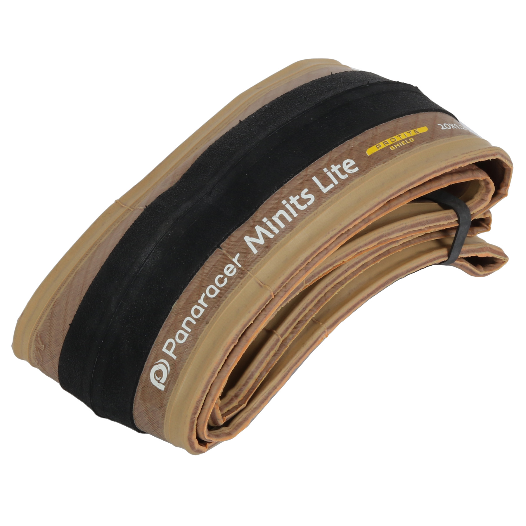 Productfoto van Panaracer Minits Lite Folding Tire - 20&quot; | 23-451 - black/brown