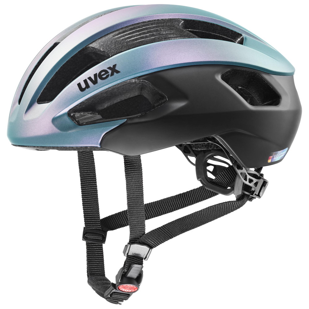 Productfoto van Uvex rise cc Helm - flip flop-black matt