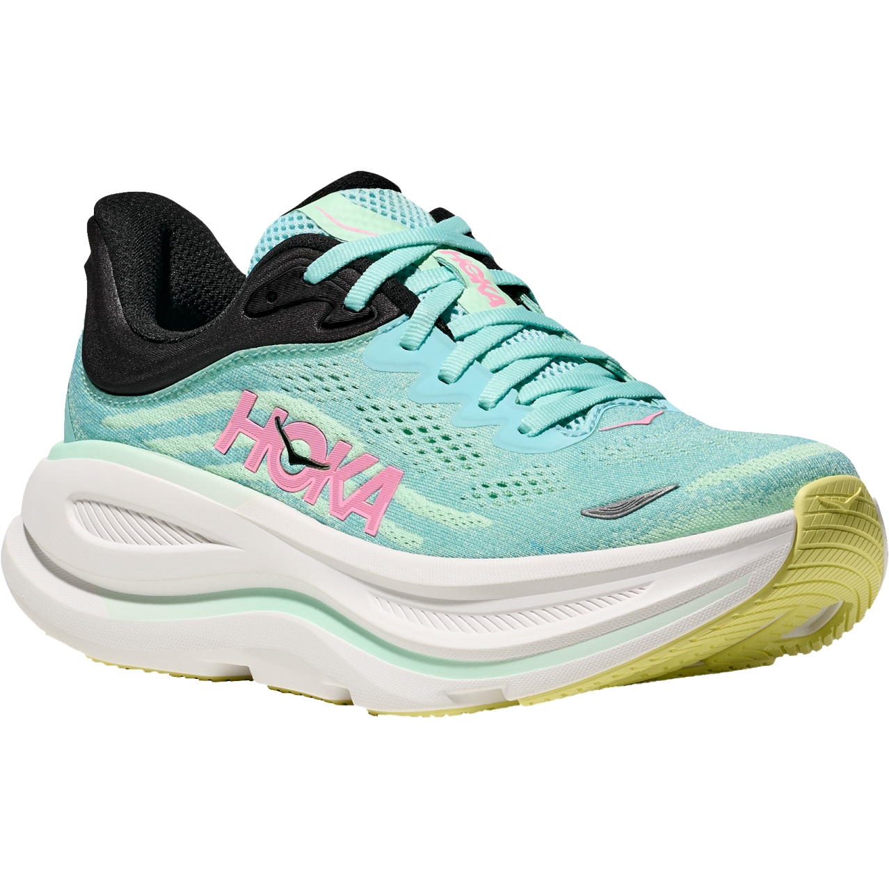 Kuva tuotteesta Hoka Bondi 9 Running Shoes Women - blue spark / mint fluorite