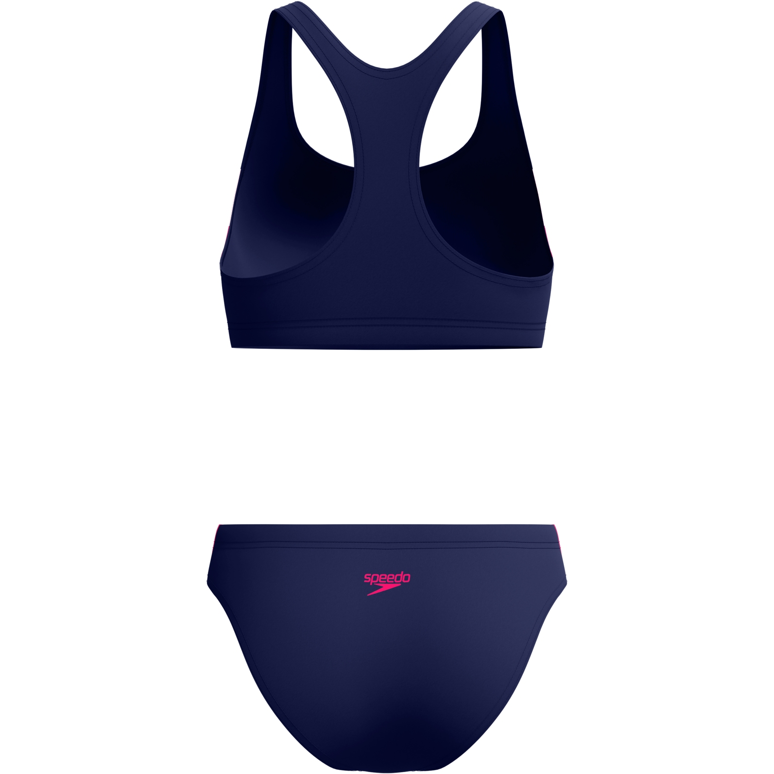 Speedo Colourblock Splice 2.0 Two Piece Bikini Women - peacoat