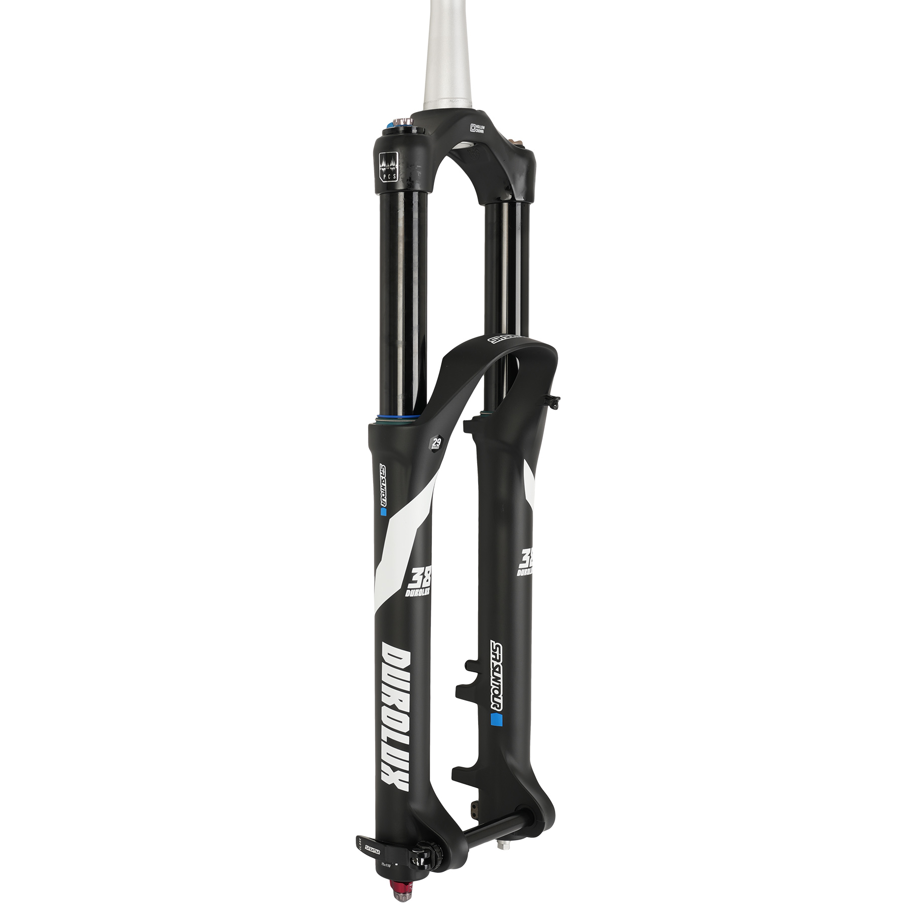 Picture of SR Suntour SF21 DUROLUX38 EQ R2C2 Suspension Fork - 29&quot; | 180mm | Tapered | 15x110mm Boost QR - black matte