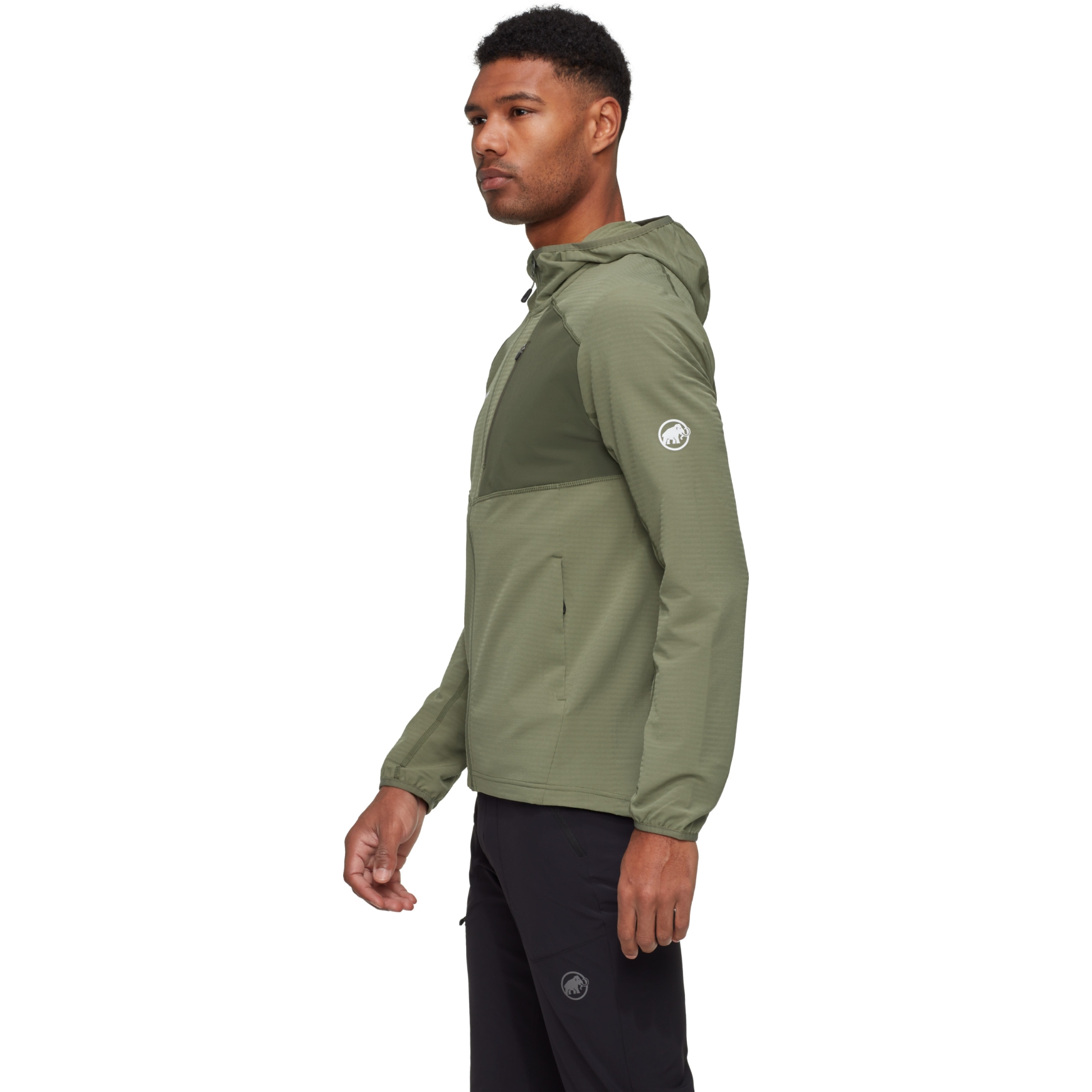 Mammut Madris Light Midlayer Hooded Jacket Men - marsh | BIKE24