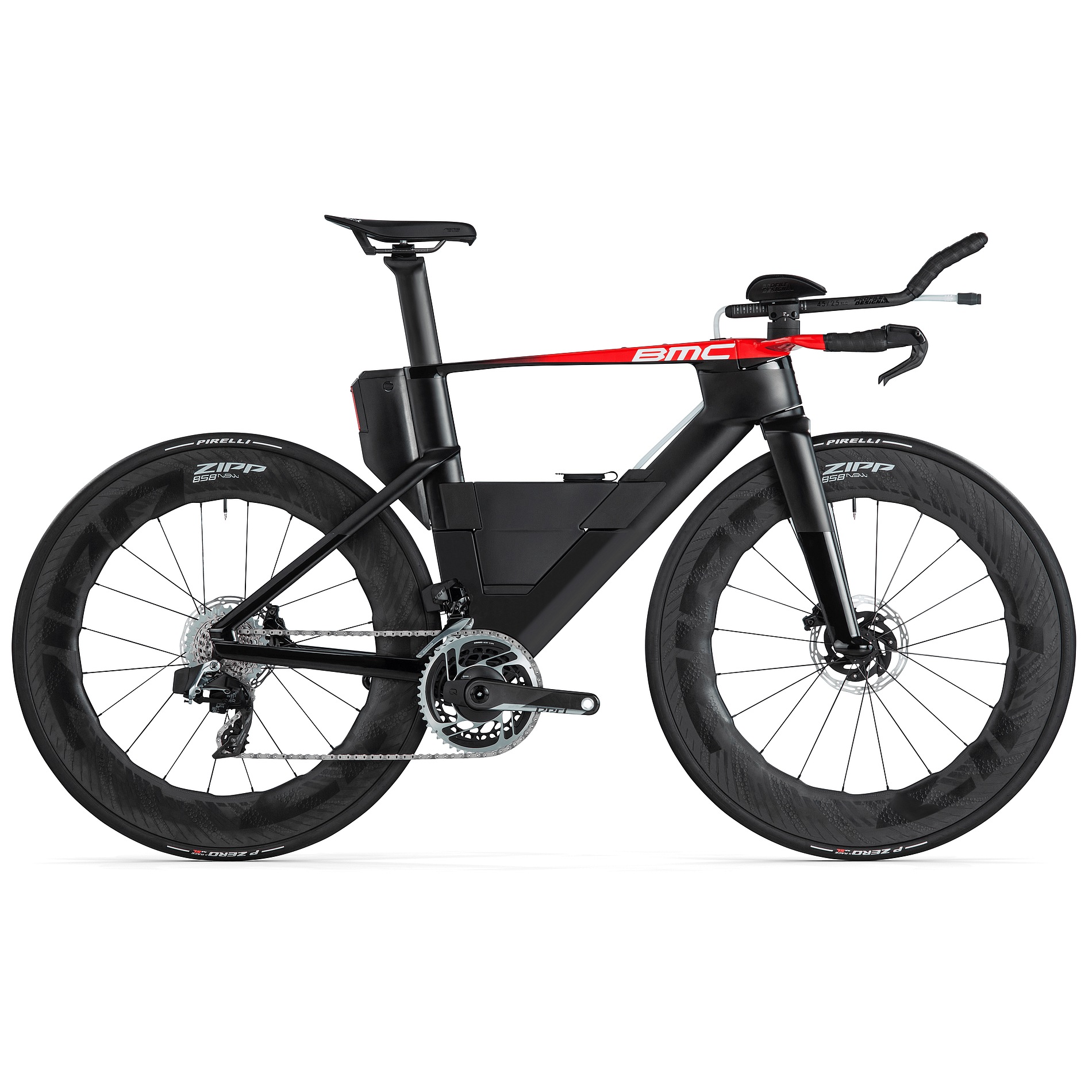 Productfoto van BMC SPEEDMACHINE 01 LTD - Carbon Triathlon Fiets - 2024 - carbon / white / red