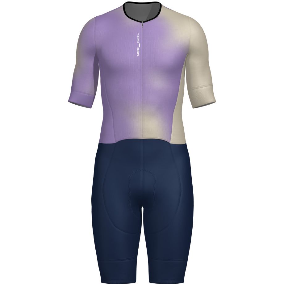 Kuva tuotteesta Santini Leaf Trisuit Women 5T774LIMGLEAF - lilla