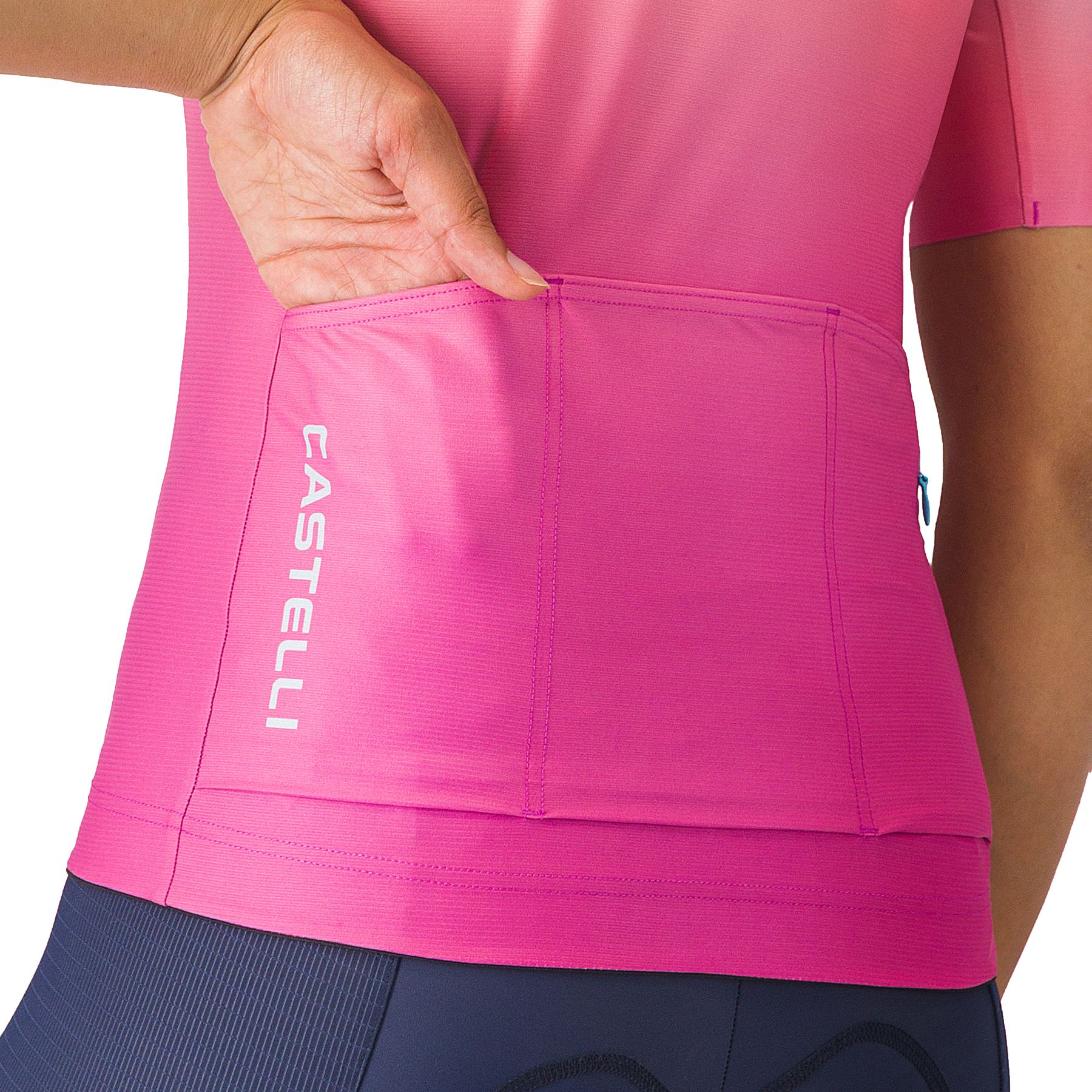 Castelli UPF Jersey Women - winter sky/violet pink 486 | BIKE24