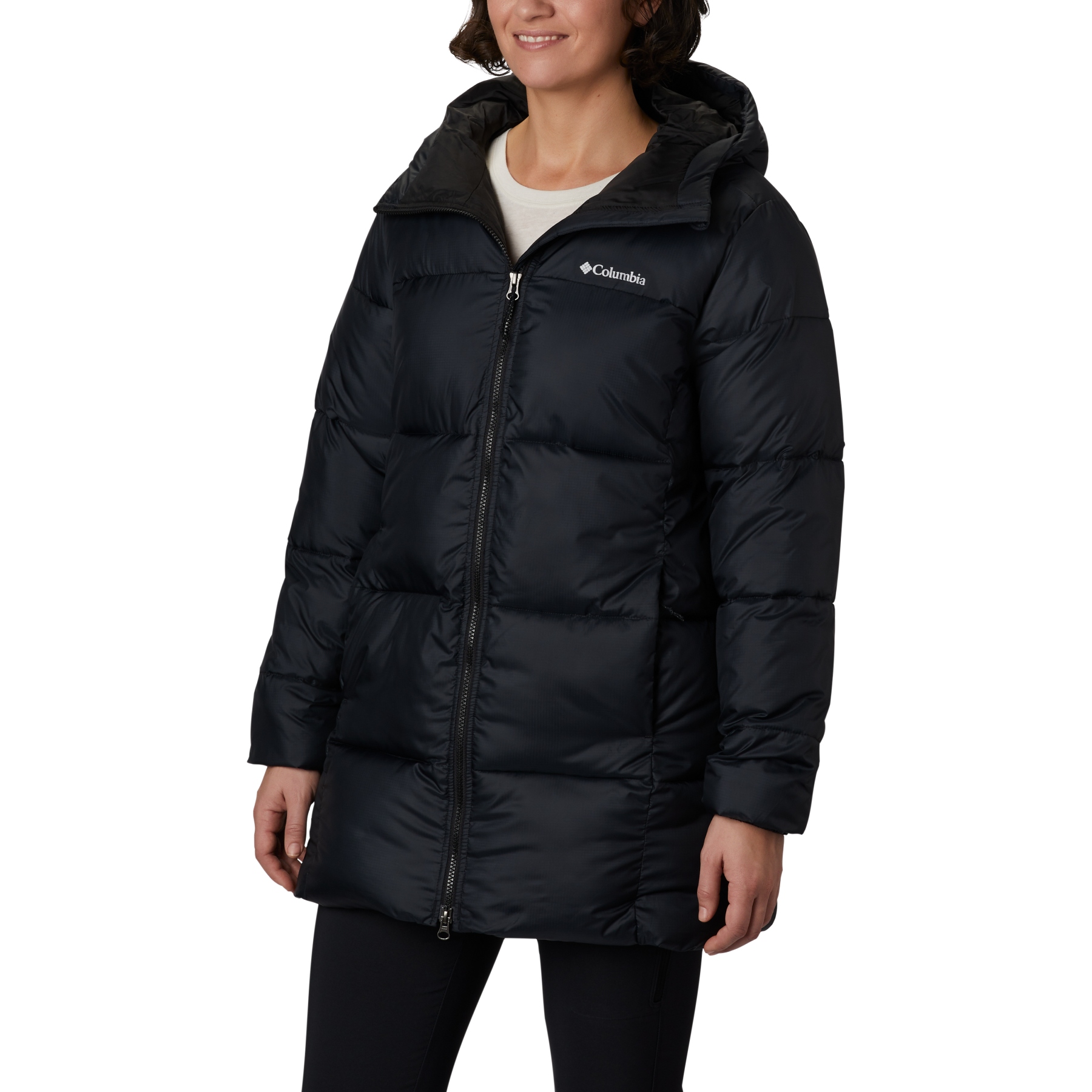 Picture of Columbia Puffect Mid Hooded Jacket Women - Black