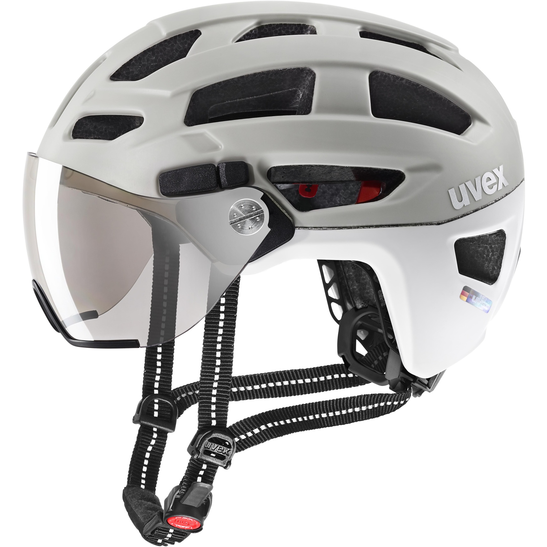 Picture of Uvex finale visor Helmet - sand-white mat