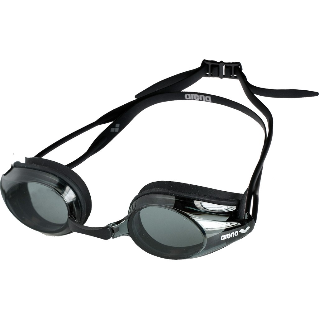 Picture of arena Tracks Swimming Goggles - Smoke - Black