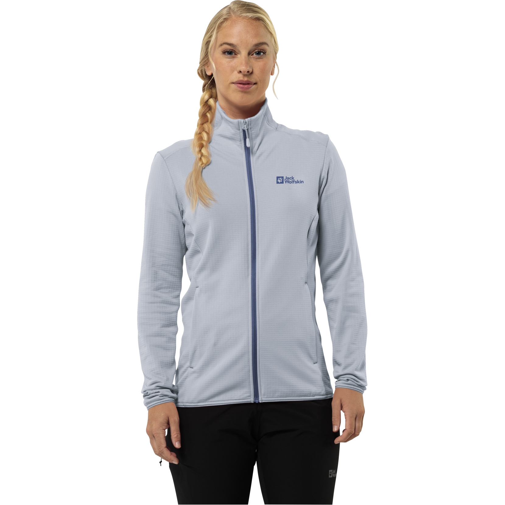 Produktbild von Jack Wolfskin Kolbenberg Full Zip Jacke Damen - soft blue