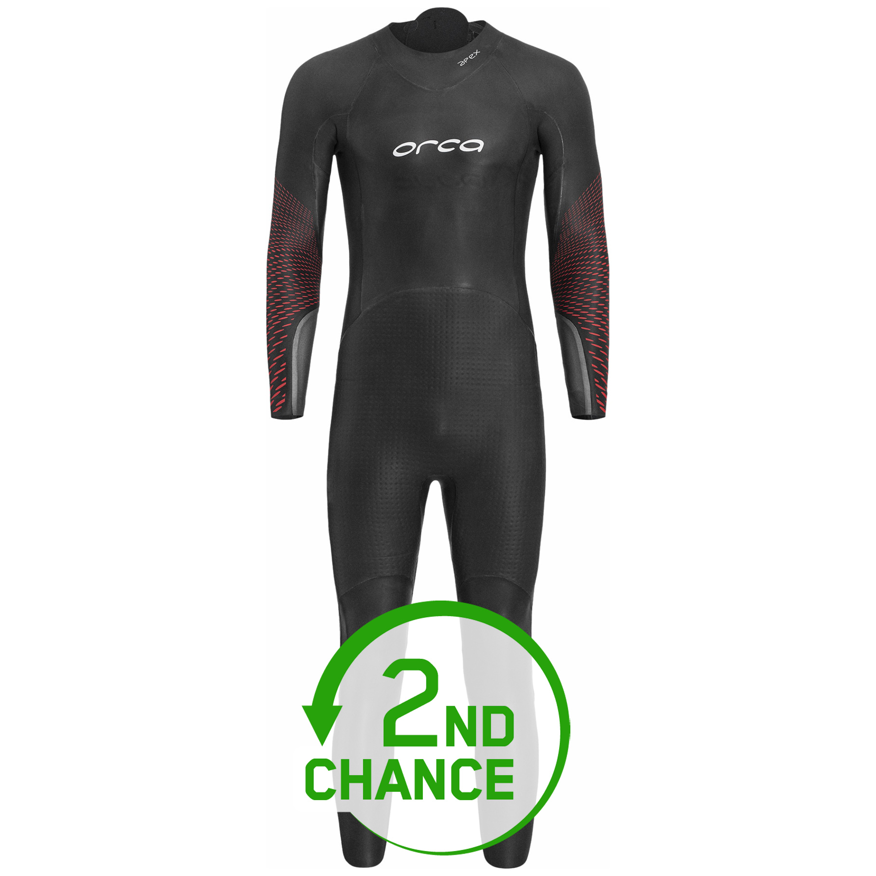 Productfoto van Orca Apex Float Triatlon Wetsuit Heren - black/red buoyancy - B-Keus