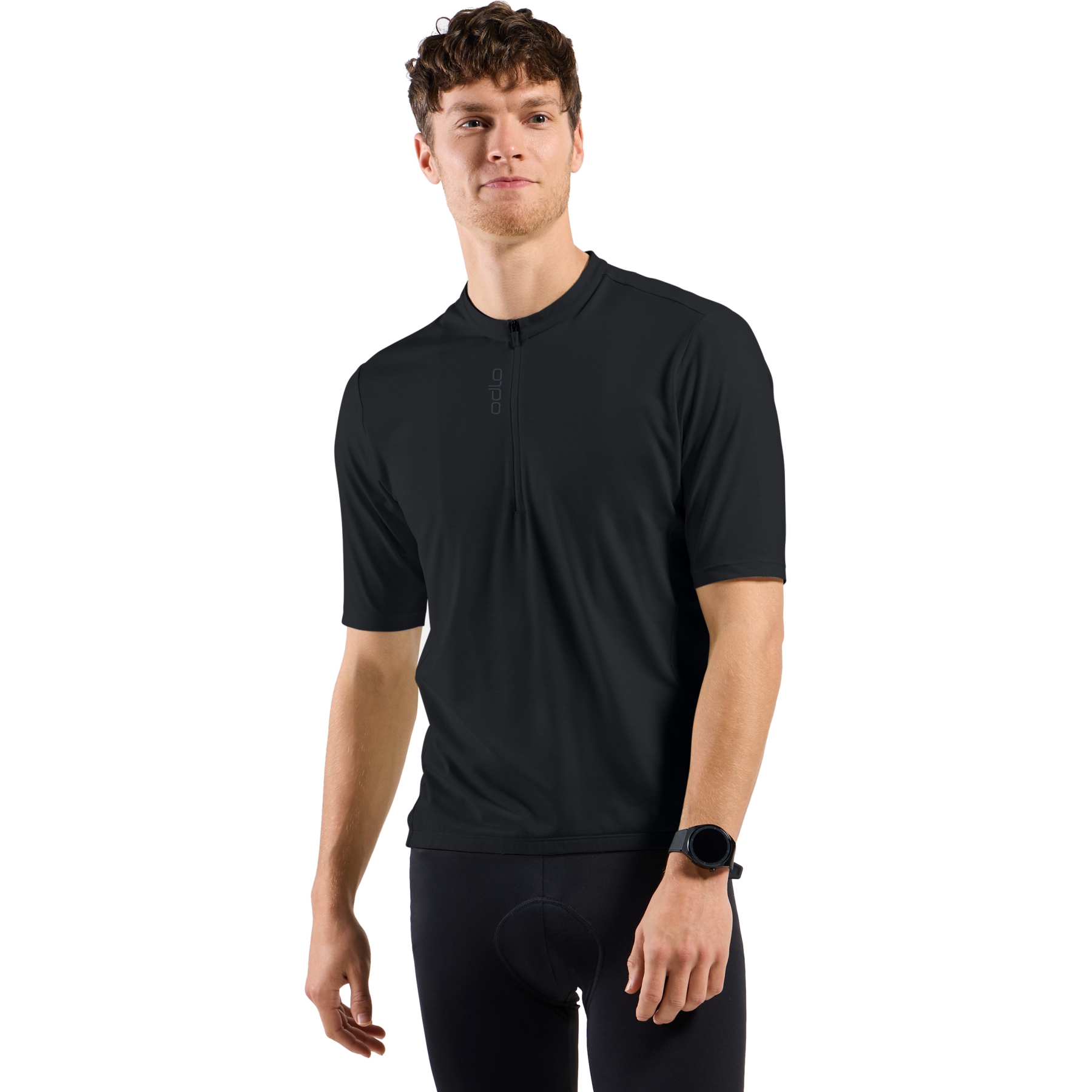 Obraz Odlo Essentials Half-Zip Cycling Jersey Men - black