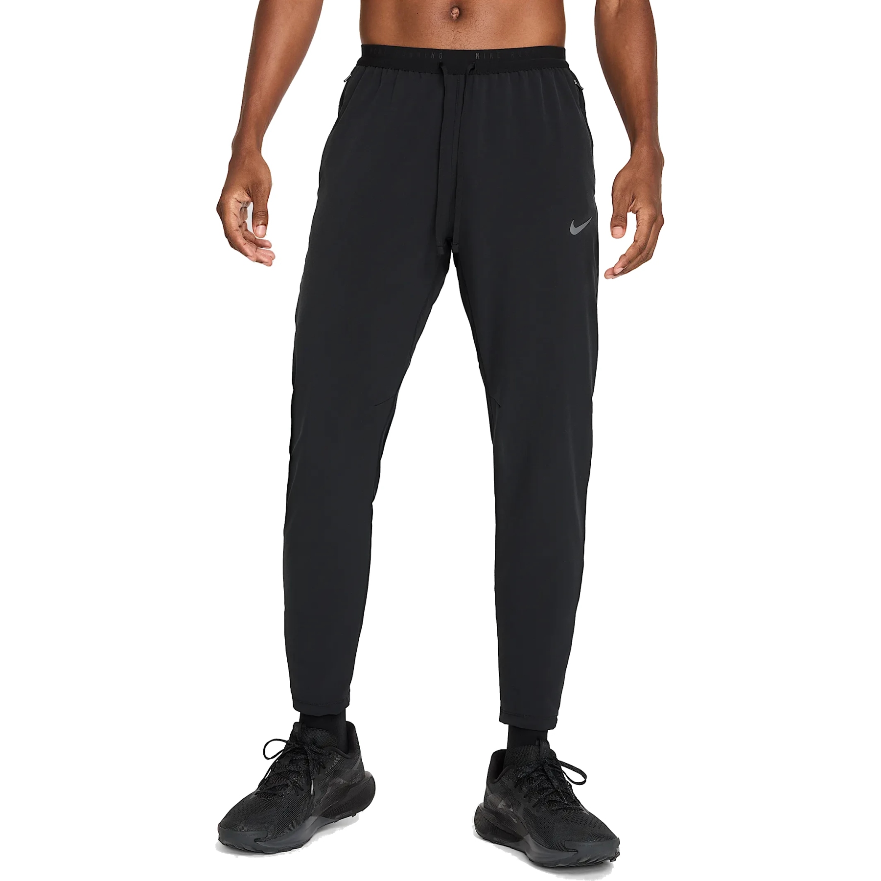 Photo produit de Nike Dri-FIT Stride Woven Pants Men - black/reflective silver HV4544-010