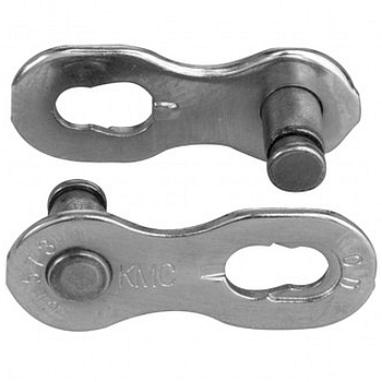 Image of KMC MissingLink e1NR EPT Chain Connector - for Internal Hub Gear / Singlespeed - silver