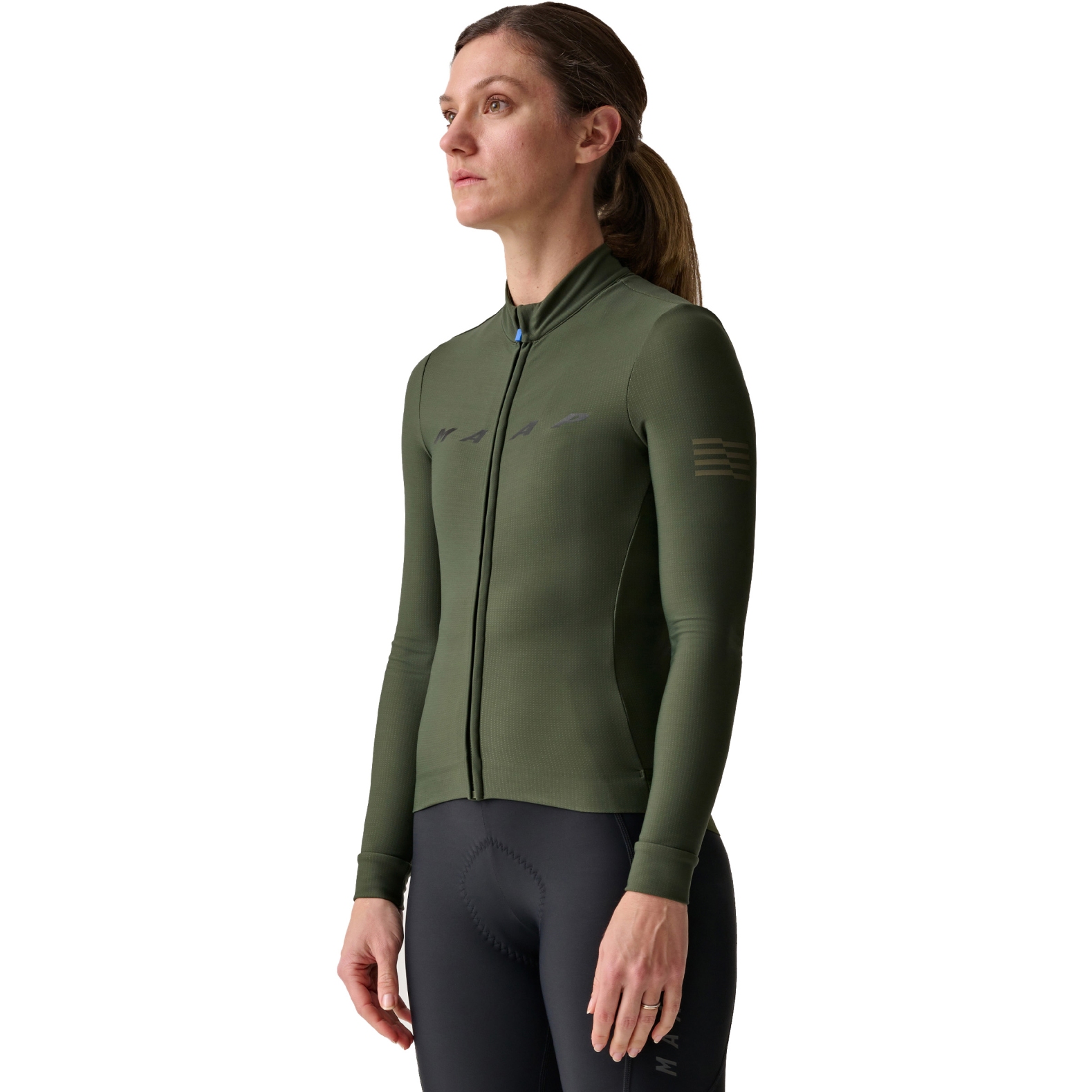 Picture of MAAP Evade Thermal Long Sleeve Jersey 2.0 Women - bronze green