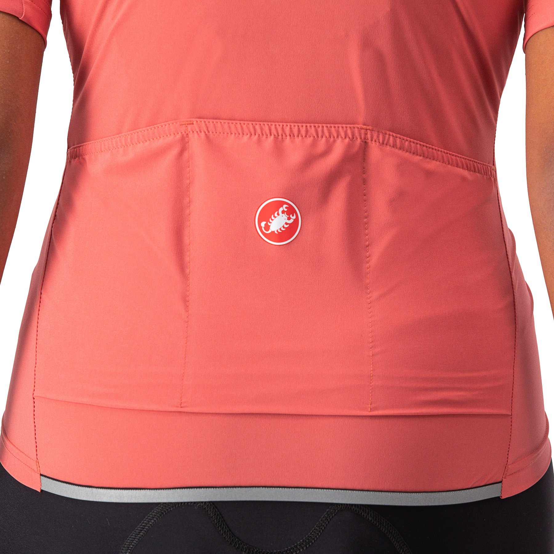 Maillot Castelli Promessa Manga corta Rojo Mujer