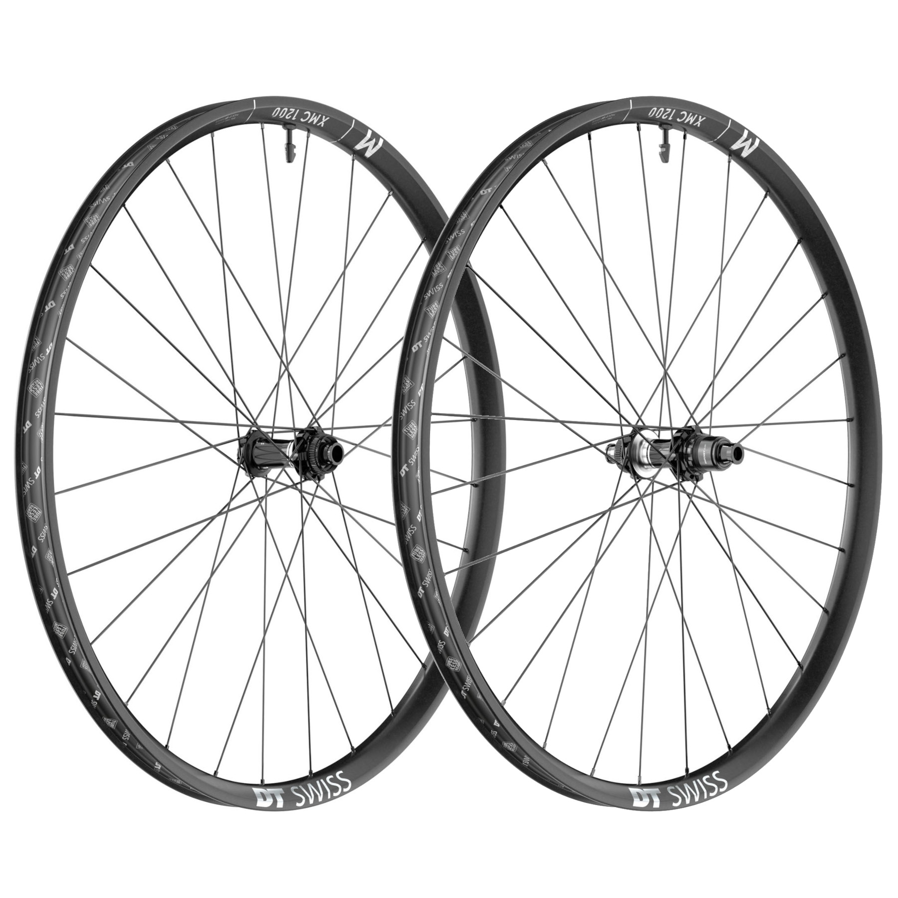 DT Swiss XMC 1200 SPLINE Wheelset 27.5 Carbon Hookless EXP 54 Centerlock 15x110mm 12x148mm Boost XD Micro Spline