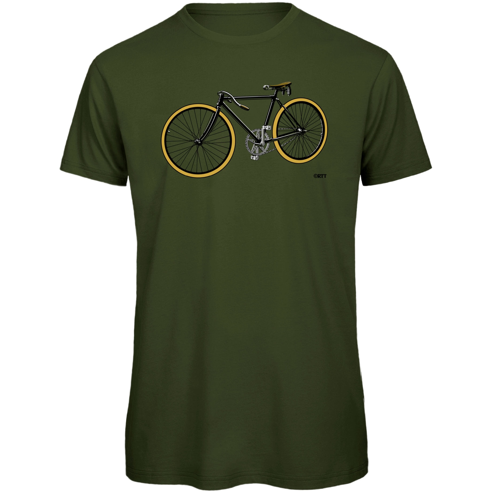 Imagen de RTTshirts Camiseta Bicicleta - Bicicleta Carretera Retro - khaki