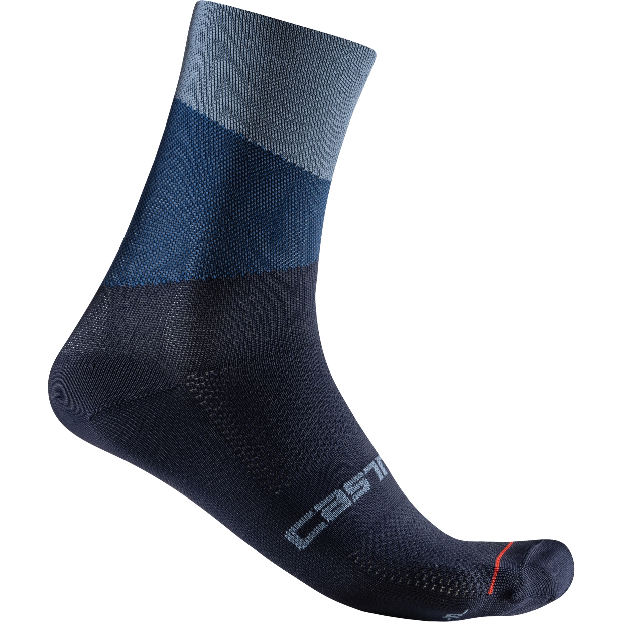 Picture of Castelli Orizzonte 15 Socks - light steel blue/belgian blue 062