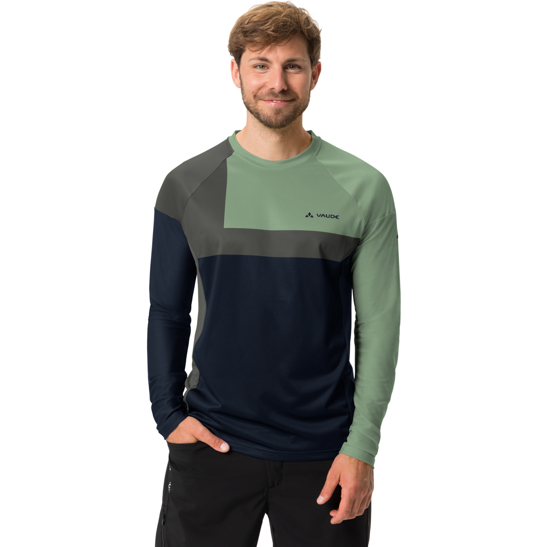Picture of Vaude Moab LS T-Shirt VI Men - willow green