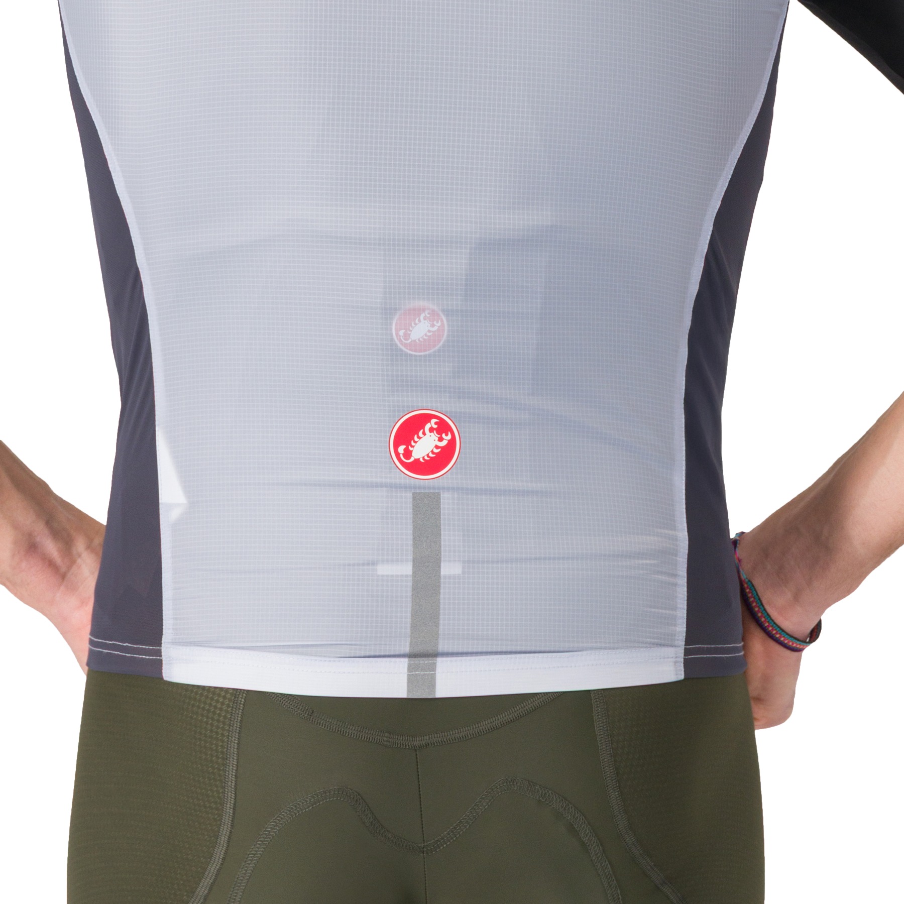 CASTELLI SQUADRA STRETCH VEST・カステリ（シルバー） Castelli Squadra Stretch Vest Men - silver grey/dark grey | BIKE24