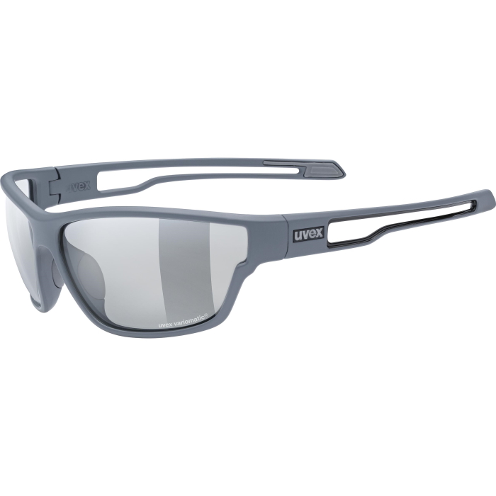 Picture of Uvex sportstyle 806 V Glasses - grey mat/variomatic smoke