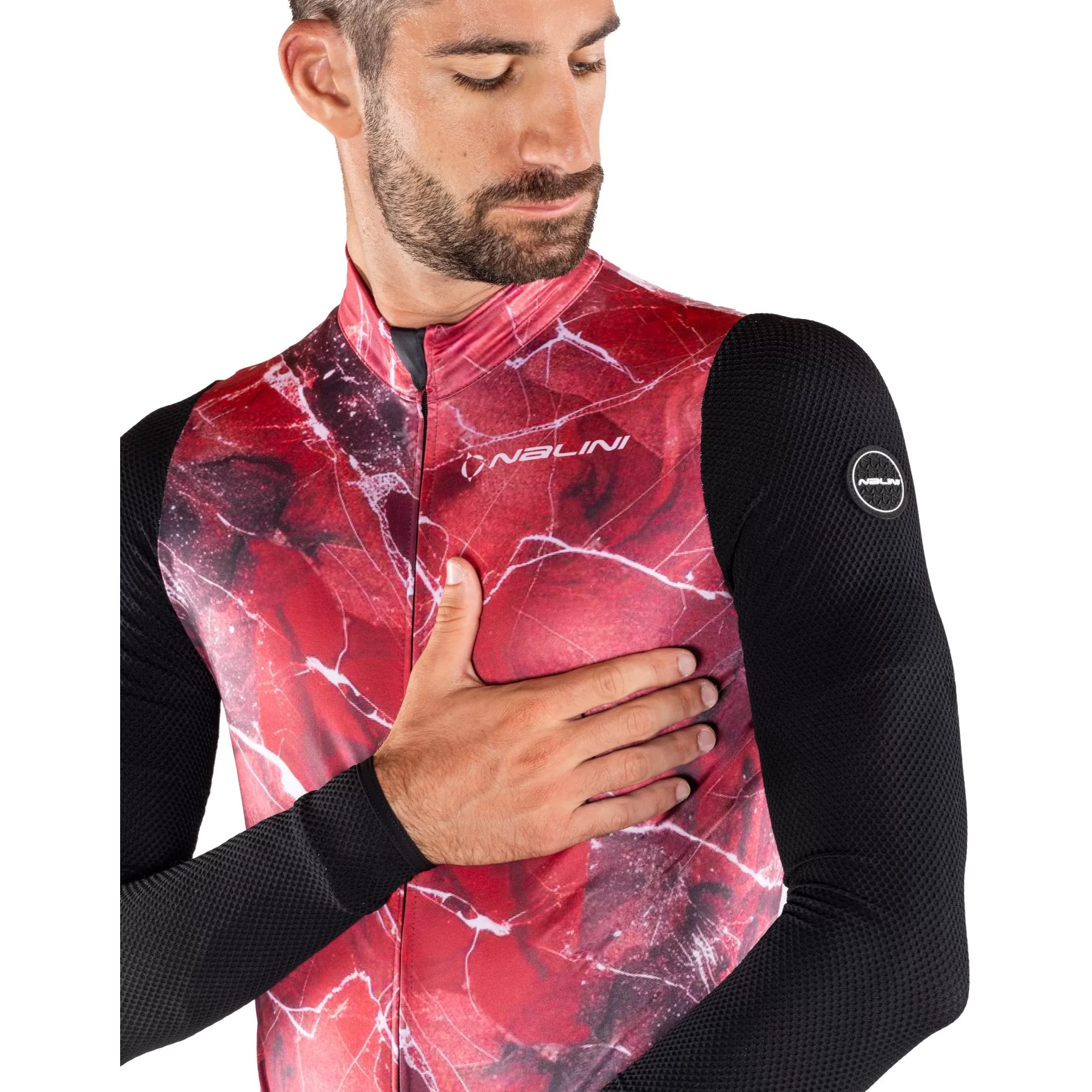 Maillot Cycliste Nalini Homme Noir Taille XL – Zip Intégral, Livraison Offerte