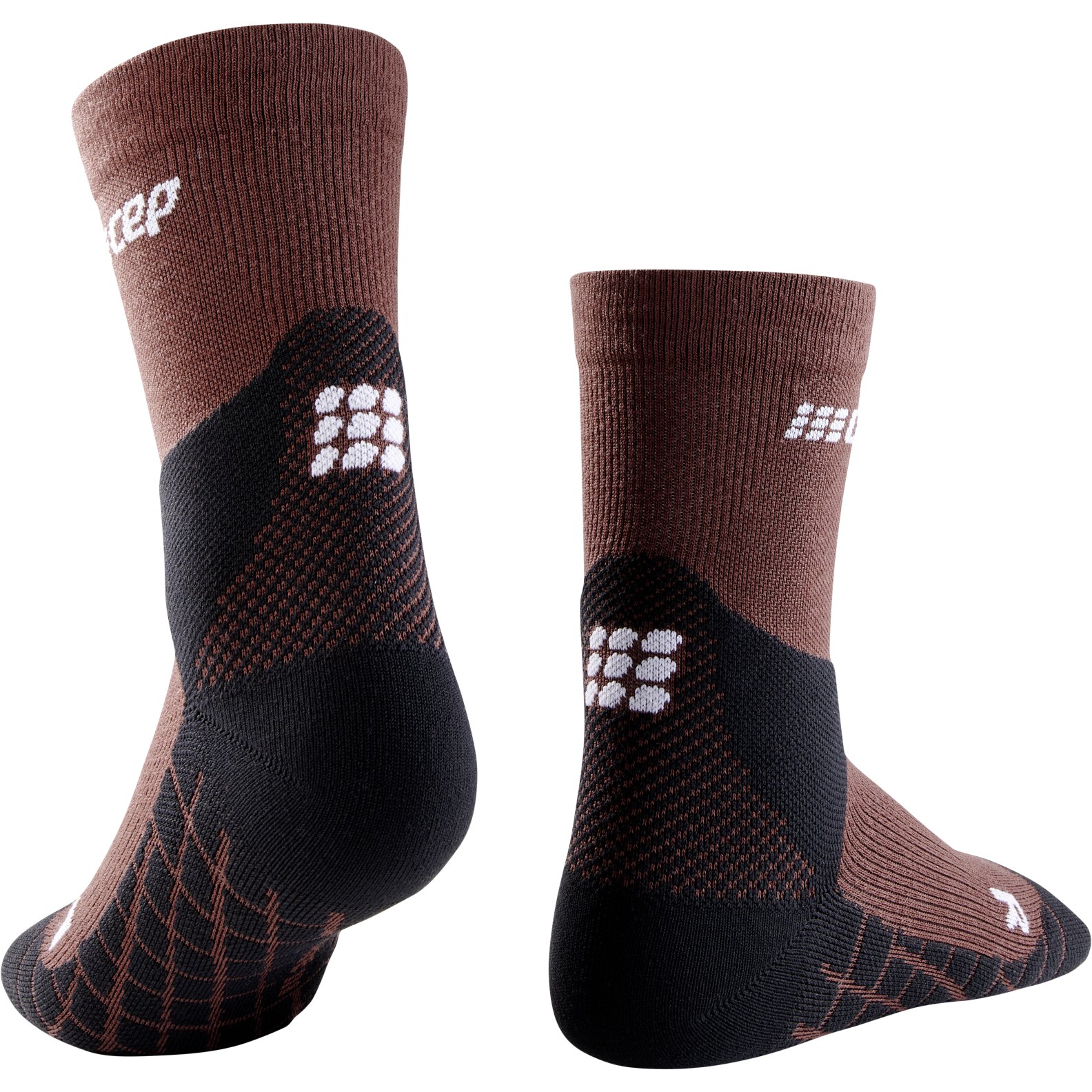 CEP Hiking Light Merino Mid Cut Compression Socks V3 Men - brown