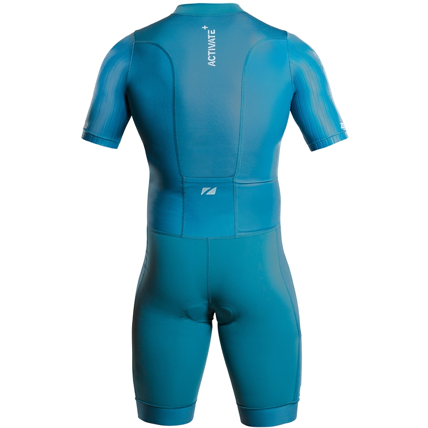 Zone3 Activate+ Shortsleeve Trisuit Men - teal | BIKE24