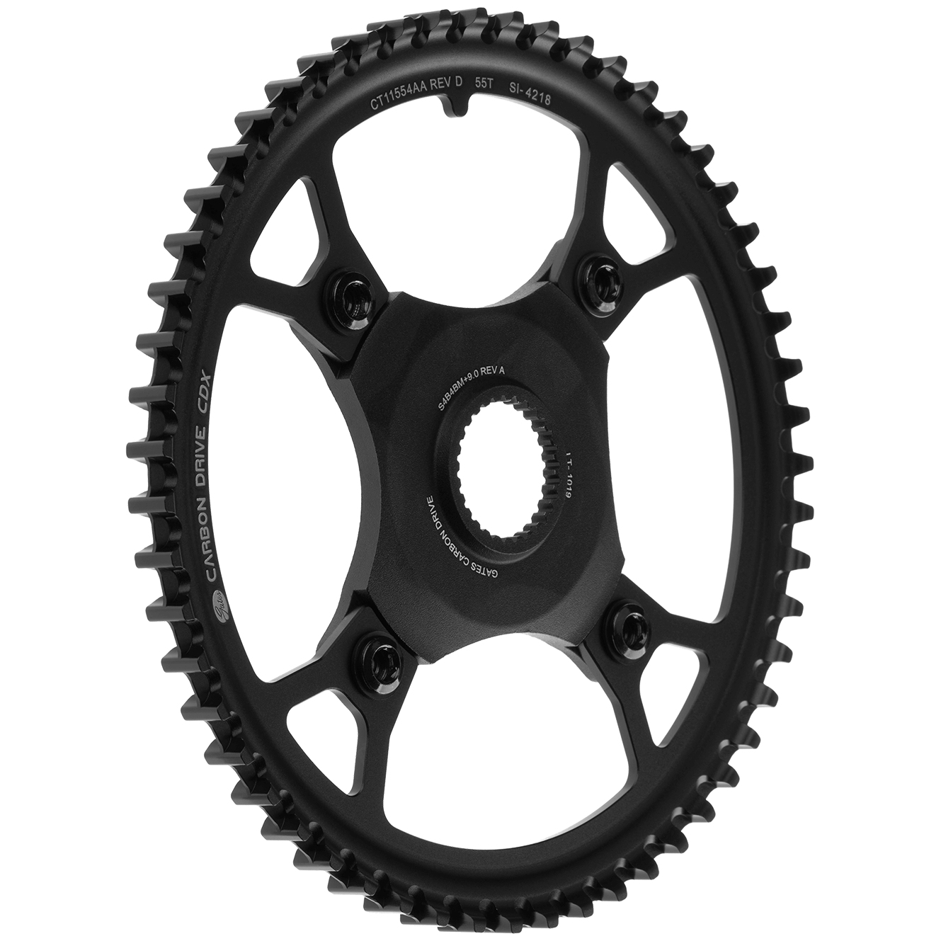 Bild von Gates Carbon Drive Riemenscheibe - CDX | Centertrack | Front | BCD-104 | Bosch Gen. 4 | Unified - ohne Guard